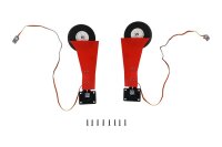 FMS P-51 Dago Red - Hauptfahrwerk komplett (L+R)