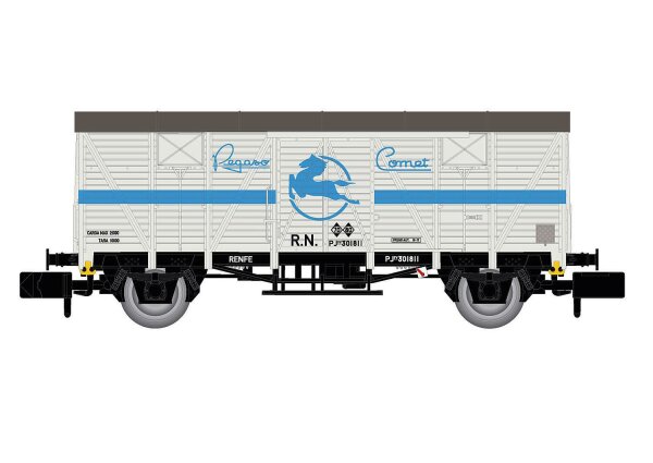 RENFE, 2-achs. gedeckter G&uuml;terwagen J300.000