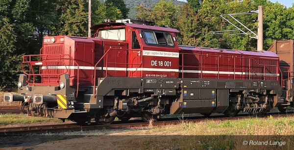 Cargo Logistik Rail Service, Diesellokomotive DE 18 001, mit Digital-Sound