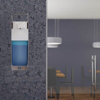 relaxdays Desinfektionsspender 10029927_0 silber Kunststoff 1,0 l, 1 St.