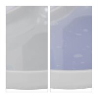 relaxdays Desinfektionsspender 10029930_0 weiß Kunststoff 1,0 l, 1 St.