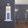 relaxdays Desinfektionsspender 10029930_0 weiß Kunststoff 1,0 l, 1 St.