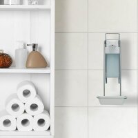 relaxdays Desinfektionsspender 10032720_0 silber Aluminium, Kunststoff 0,5 l, 1 St.