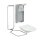 relaxdays Desinfektionsspender 10032720_0 silber Aluminium, Kunststoff 0,5 l, 1 St.