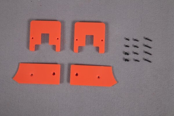 FMS Super Scorpion orange - Hauptfahrwerksklappen (L+R)
