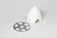 3-Blatt-Spinner 63 mm weiß