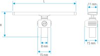 Radar 74 mm mit Motor