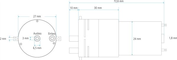 Wasserpumpe 0,8l/Min