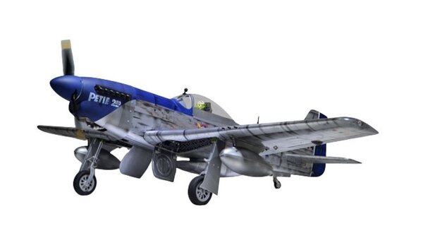 Phoenix Mustang P51 GP/EP 61CC SCALE 20% ARF Carbon - 222 cm