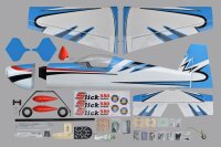 Phoenix SLICK 580 blau GP/EP 30-40CC ARF Carbon - 185 cm