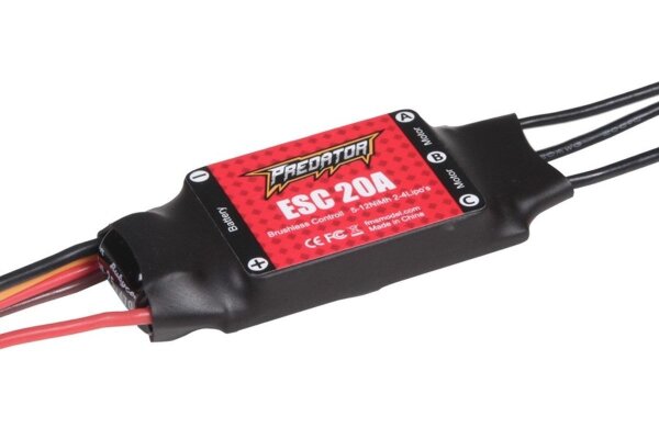 FMS Predator Brushless Regler 20A BEC