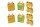 XT-90 Anti Blitz Goldkontakte gelb - 2 Paar