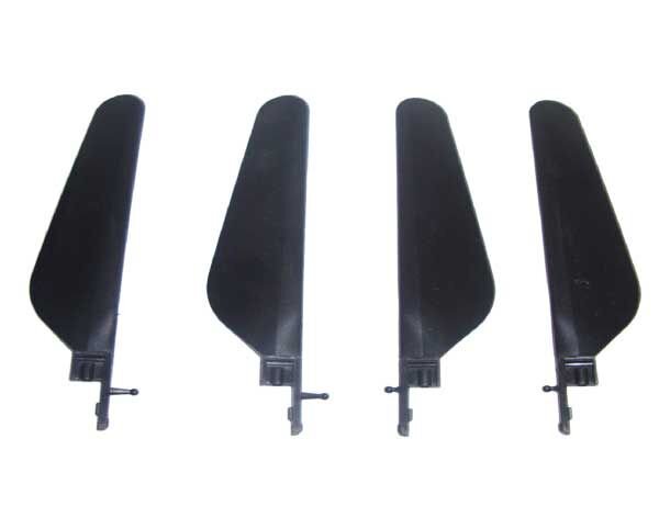 Krick2&9 Rotorblätter schwarz Satz