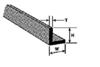KrickA-8 Winkelprofil ABS 6,4x6,4x600mm (4)