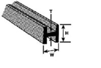 KrickH-6 H-Profil ABS 4,8x4,8x600mm (4)