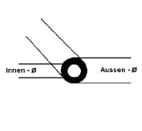 KrickTB-12 Rohre ABS 9,5x6,4x375mm (5)