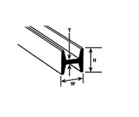 KrickHFS-8 H-Profil 6,4x6,4x375mm (5)