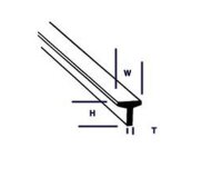 KrickTFS-3 T-Profil 2,4x2,4x375mm (8)