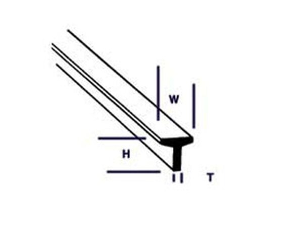 KrickTFS-4 T-Profil 3,6x3,6x375mm (7)