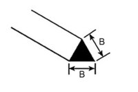 KrickMRT-60 Dreikantstab 60° 1,5x250mm (10)