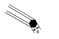KrickMRX-40 Sechskantstab 1x250mm (10)