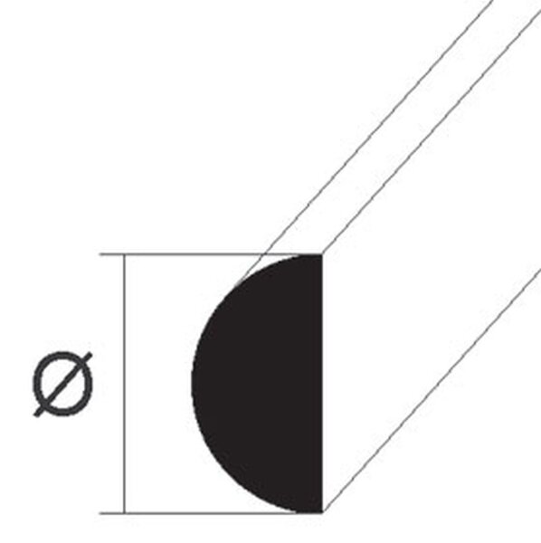 KrickMR-30 Halbrundstab 0,8x250mm (10)