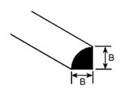 KrickMRQ-60 Viertelkreisstab 1,5x250mm (10)