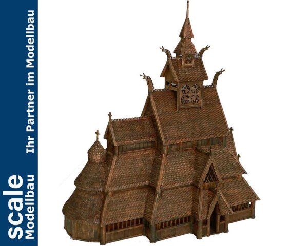 KrickGol Stabkirche 1:87 Baukasten