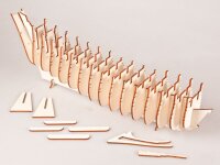 KrickGelaserter Kiel+Spantensatz Wasa 1:75 Corel