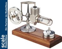 KrickStirlingmotor Alu montiert