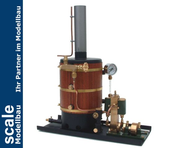 KrickVictor Dampfmaschine stehender Kessel kpl.