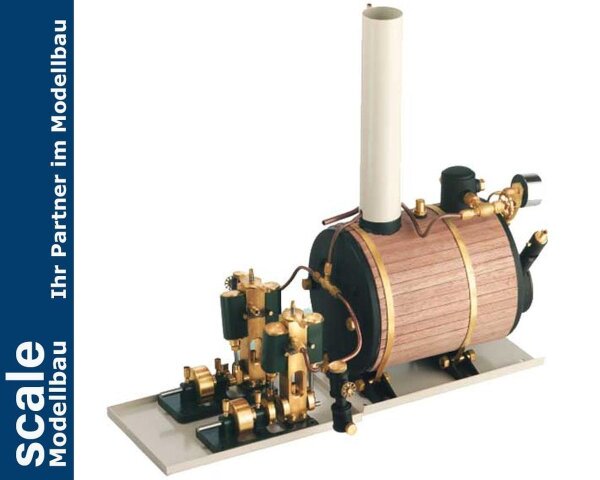 KrickVictor Maxi Twin Dampfm. liegender Kessel kpl.