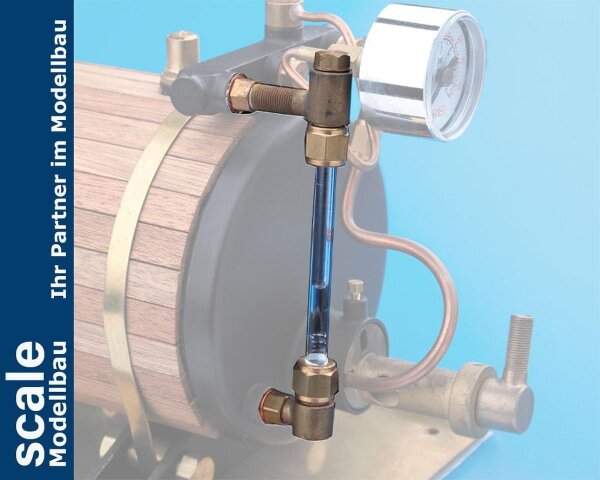 KrickWasserstand kpl. für 6mm Glas-Ø, Gewinde M5x0,5
