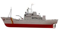 KrickFPV Westra Fischerei Patrouillenboot  1:50 Holzbausatz