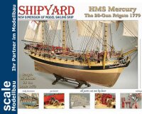 KrickHMS Mercury 1779 Laser Kartonbausatz