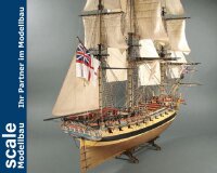 KrickHMS Mercury 1779 Laser Kartonbausatz