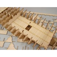 KrickWütender Hund Kogge von 1390 Laser-Holzbausatz 1:72