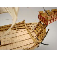 KrickWütender Hund Kogge von 1390 Laser-Holzbausatz 1:72