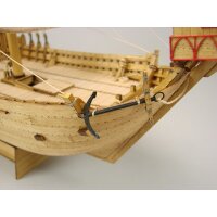 KrickWütender Hund Kogge von 1390 Laser-Holzbausatz 1:72