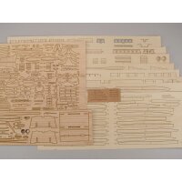KrickWütender Hund Kogge von 1390 Laser-Holzbausatz 1:72