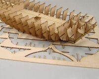 KrickHanse Kogge von Bremen 1380 Laser-Holzbausatz 1:72