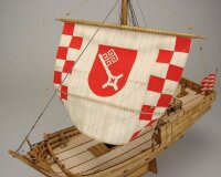 KrickHanse Kogge von Bremen 1380 Laser-Holzbausatz 1:72