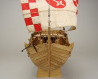 KrickHanse Kogge von Bremen 1380 Laser-Holzbausatz 1:72