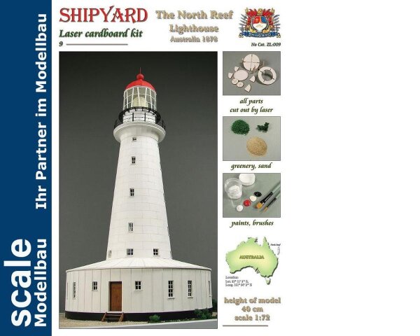 KrickLeuchtturm North Reef Laser Kartonbausatz