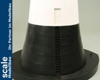 KrickLeuchtturm Roter Sand Laser Kartonbausatz