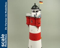 KrickLeuchtturm Roter Sand Laser Kartonbausatz