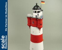KrickLeuchtturm Roter Sand Laser Kartonbausatz