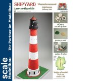 KrickLeuchtturm Westerheversand Laser Kartonbausatz