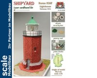 KrickLeuchtturm Rotes Kliff Laser Kartonbausatz