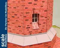 KrickLeuchtturm Rotes Kliff Laser Kartonbausatz